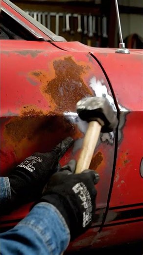 ASMR Car Restoration Abandoned Ford Mustang Fastback (1965-1966) | KSuper Car Restoration #shorts