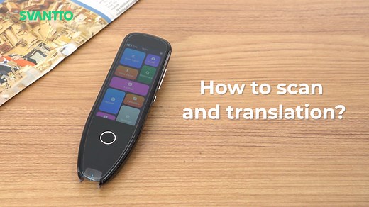 Watch pen scanner how to use the scanning translation function on Amazon Live