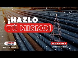 ¡Diseña tu propio Árbol de Navidad con Varilla! 🎄