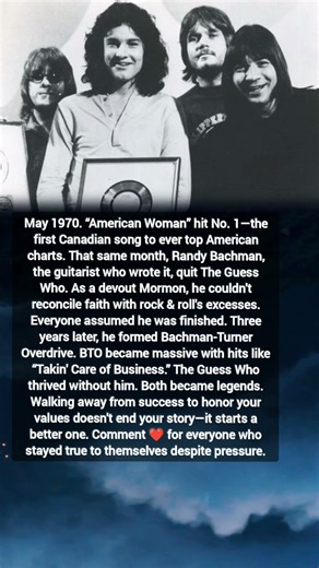 He Quit the Band the Same Month They Hit No. 1 | Randy Bachman’s Incredible Story