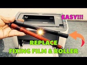 Fix Black Streaks on Canon LBP 2900 – Easy Fixing Film Replacement