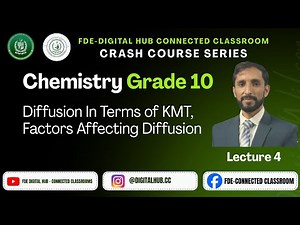 Diffusion & Factors affecting Diffusion | Chemistry | Grade 10 | Crash Course Series | FDE