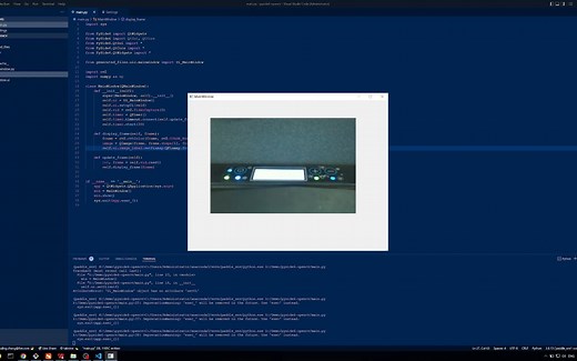 配置VSCode进行Python Qt6 OpenCV开发:PySide6调用OpenCV访问USB Camera实时刷新