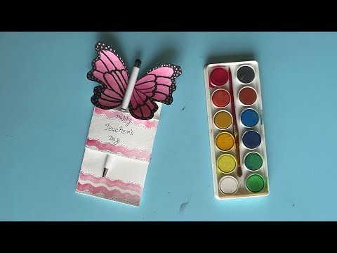 DIY 3D Teachers Day Card | Handmade Pop-Up Greeting Card for Teachers | Easy Paper Craft Tutorial