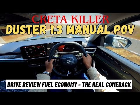POV DRIVE - Renault Duster 1.3 turbo Petrol Manual Drive Review Power Fuel Economy #renault #pov
