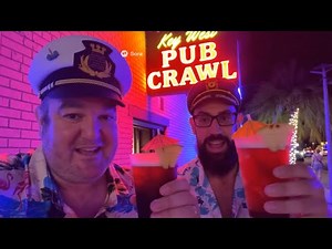5 Hour Key West Pub Crawl Speed-run! Featuring ‪@ReallySteadyEddie‬! #keywest #pubcrawl 🍻🍸🍹