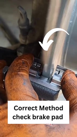 308K views · 708 reactions | Correct Method check brake pad,Part 879...