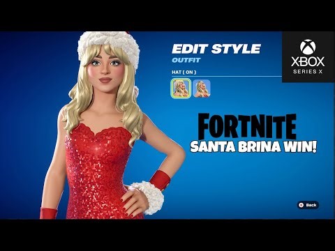 FORTNITE SANTA BRINA WIN! XBOX CHAPTER 7 SEASON 1