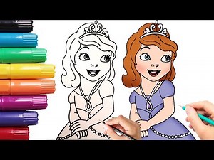 How to Draw Sofia the First - Step by Step Video