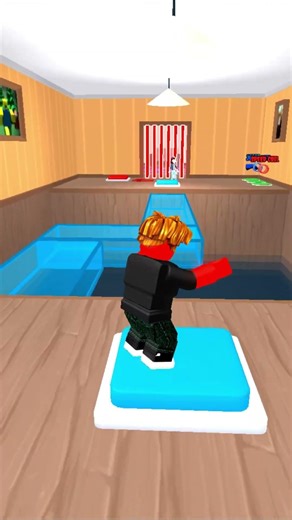 Red Boy DESTROYS Sister's Run 😈 #roblox #obby #challenge