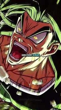 Broly rage after Goku death ☠️#anime #dragonball #goku