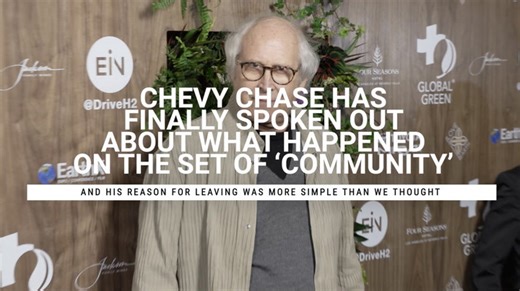 Chevy Chase was directly asked about how his run on 'Community' ended, and he answered