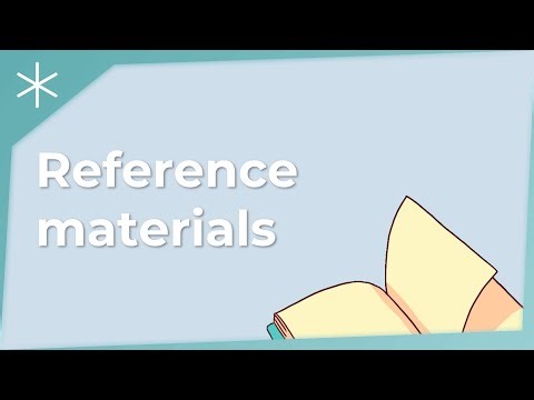 Reference materials