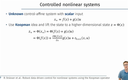 Robust Data-Driven Control for Nonlinear Systems Using the Koopman Operator