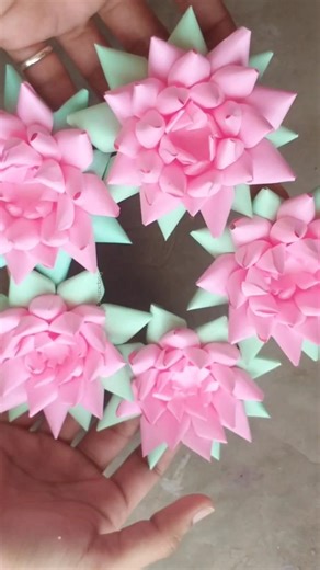 Easy DIY Craft Idea Lotus wall decor💮| Waste Material Best Decoration | Home Decor Handmade #diy