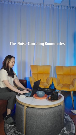 1K views · 13 reactions | Noisy roommates? With ASUS AI PC, one click activates AI noise-cancellling so every meeting, stream, or game stays crystal clear ✨. Explore more ▶️ https://sg.asus.click/aipc #AIPC #AIMaster | ASUS | Facebook