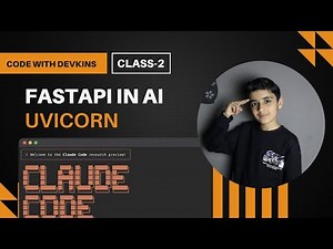 Fastapi in AI agents Full Tutorial | Uvicorn