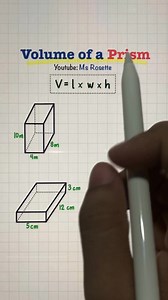 16K views · 416 reactions | Viral Math - VOLUME of a Prism #geometry #volume #mathlove #mathematics #fyp #knowledge #viralchallenge #learning #educational #educational #educational #maths #viral | Math Love | Facebook