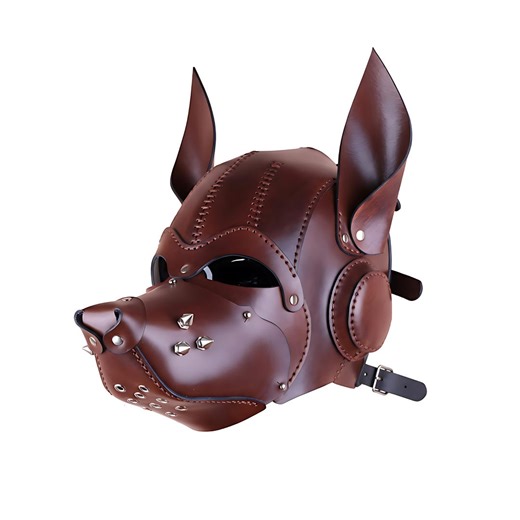 Handcrafted Leather Dog Mask Puppy Play Hood Cosplay Fantasy Roleplay Masquerade Costume Gear - Etsy UK
