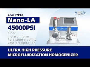 Noozle Nano LA | Lab-Scale Microfluidization Homogenizer for Advanced R&D