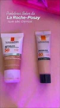 Qual protetor solar usar todo dia? La Roche-Posay #maquiagem #proteção
