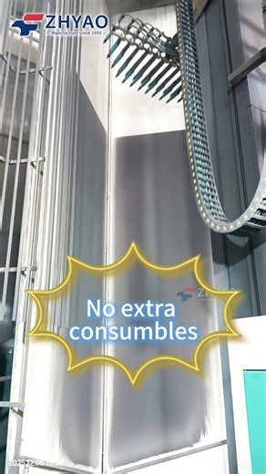 Aluminum Profile Vertical Powder Coating Booth | Zhyao Technology Company