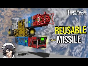 This Smart Reusable Missile is Great for Cheap Targets, Space Engineers