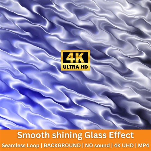 Smooth Shining Glass Effect 4K Background Animation | Seamless Loop Motion Backdrop - Etsy