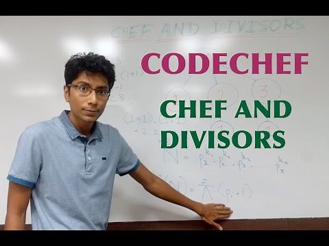 Chef and Divisors - Codechef - Prime Number Sieves
