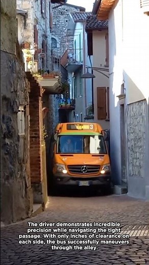 The Masterful Skill of an Italian Bus Driver