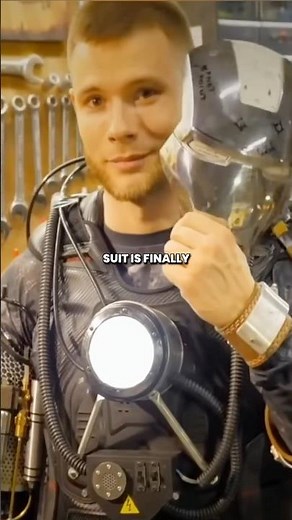 He built a real Iron Man suit in his GARAGE
