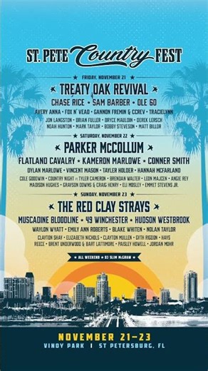 ENTER TO WIN: St. Pete Country Fest's Super Soaked Giveaway