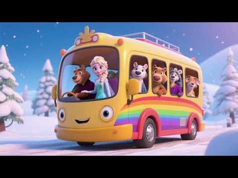 Elsa and the Rainbow Animal Bus 4 | Magical Animal Adventure for Kids