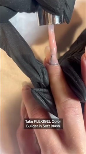 How To: Sheer Nude Lip Gloss Nails with CND PLEXIGEL™
