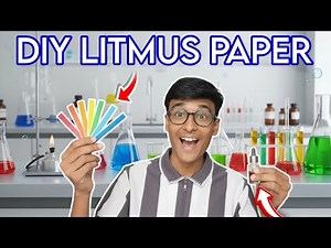 Diy Litmus Paper | Litmus Paper Making | At Home
