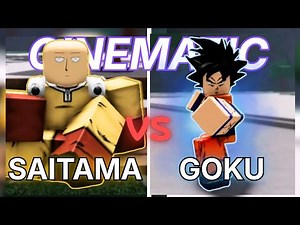 GOKU VS SAITAMA In TSB *Cinematic*