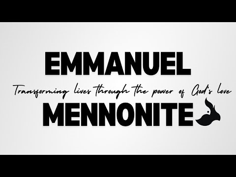 Sunday worship service at Emmanuel Mennonite