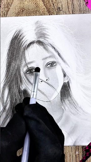 How To Draw Girl Face , Trust This Process 🤫 #art #drawing #speeddraw #shortsfeed #girlfacedrawing