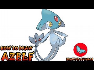 How To Draw Azelf Pokemon | Drawing Animals