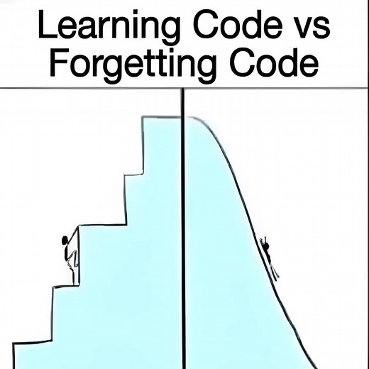Learning Code vs. Forgetting Code: Key Insights