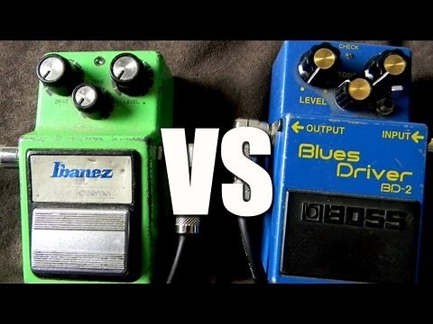 Ulbrick Modded Ibanez TS9 vs Keeley Modded BOSS BR-2 Blues Driver