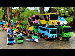 Awesome!! Trucks Unload Toys, Mixer Trucks, Excavators, Loaders, Racing Cars, Cranes