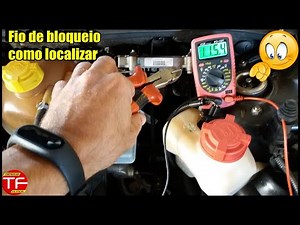 Fio de bloqueio , como localizar o fio da bomba de combustível para instalar alarme