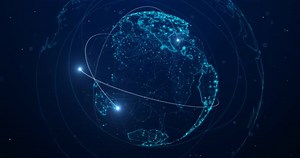 High Tech Digital Earth Background 4 K