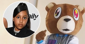 Just Like Dad! North West Dresses as Kanye’s Dropout Bear Mascot for Halloween and Dances to His Music