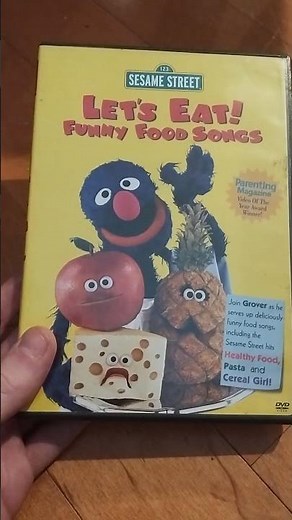 Sesame Street let's eat funny food songs 2004 dvd review