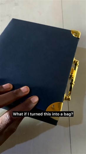 Art Is on Instagram: "Cool thing about knowing how to make things work is you can actually make things work. #veekithekingpriest #creativefashion #diyfashion #boxbag #designerfashion"