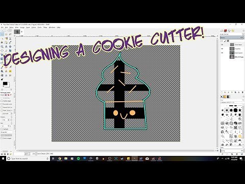Make Your Own Cookie Cutter Using GIMP (and TinkerCad)