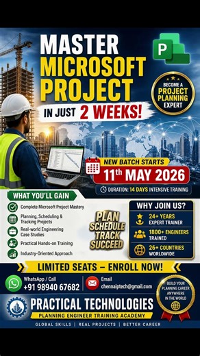 Master Microsoft project in 2 weeks !! #microsoftproject #engineers
