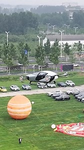 No, it's not a bird, and it's not a plane! It's a Chinese-made flying car; the #Xpeng X2 successfully completed its maiden flight near Beijing Daxing International Airport on Sunday, marking its debut in the #Beijing-#Tianjin-#Hebei region. #ChinaTech | Xi's Moments